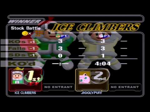 Melee Gauntlet 69 - Bluezaft (Jigglypuff) vs Tuesday (Ice Climbers) - LF
