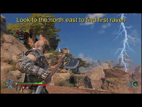 God of War Ragnarok Vanaheim The Plains all 5 Odin's Ravens