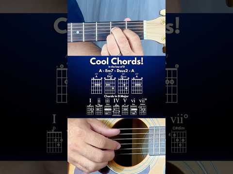 Try this simple and cool sounding chord progression! Grab your guitar and play along!