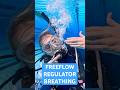 How To Breathe From A Free Flowing Scuba Regulator | Scuba Skills 🤿