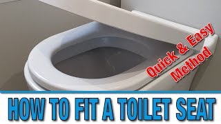 How to fit a new toilet seat | Tutorial | DIY Hacks