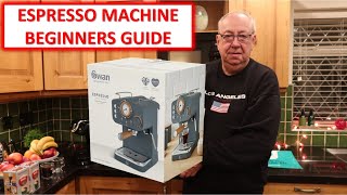 Beginner's Guide to Pump Espresso Coffee Machine. Easy how to use !
