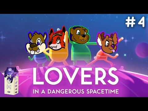Lovers in a Dangerous Spacetime #4 - Save All the Frogs! - (4 Player Couch Co-op)