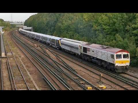 66721 with new SWR Unit 701012 at Basingstoke