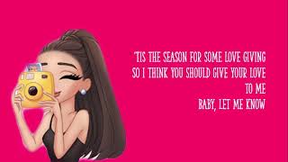 Wit it this Christmas Lyrics - Ariana Grande