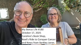 MBL#180 Caroline's Little Book Shop. Noel's Ride to Conquer Cancer and Barkley Jones.