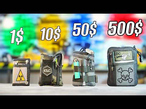 НАБОР для ВЫЖИВАНИЯ за 1$ vs 50$ vs 500$ - EDC