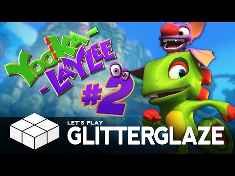 Let's Play... Yooka Laylee Co-Op #2 - Glitterglaze Glacier | PC Gameplay