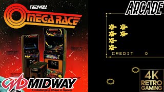 Omega Race Arcade ( Midway 1981 ) 4k Gameplay