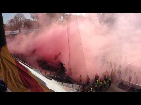 Karlsruher SC - VfB Stuttgart Pre Match Pyro (Baden-Württemberg Derby) 30.10.2016