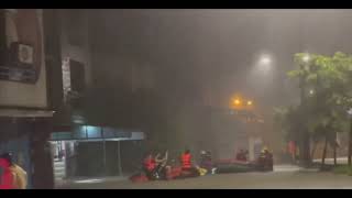 嘉義市豪雨不斷低窪區淹水 疏散27人、1人失溫