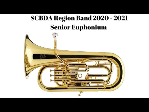 SCBDA Region Band Senior Euphonium 2020 - 2021