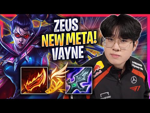 ZEUS CRAZY NEW META VAYNE TOP! - T1 Zeus Plays Vayne TOP vs Aatrox! | Season 2024