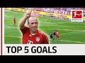 Arjen Robben - Top 5 Goals - Updated