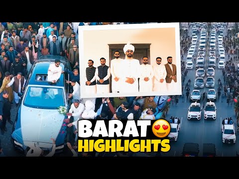 Desi wedding in Pakistan are like this ✨| Barat highlights | Bilal Marth