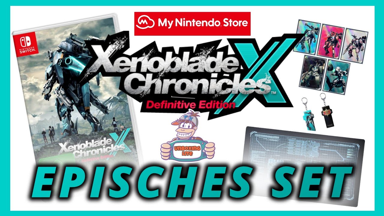 Xenoblade Chronicles X Definitive Edition-Episches Set MyNintendo Store Switch Unboxing Lite