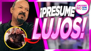 Pepe Aguilar presume  sus lujos para ocultar la realidad