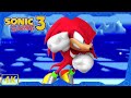 Sonic The Hedgehog 3 A I R ⁴ᴷ Full Playthrough All Super Emeralds Knuckles Gameplay