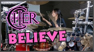 Download lagu Believe - Cher || Drum cover by KALONICA NICX mp3