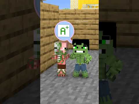 BigSchool - Choo Choo Charles vs Baby Zombie | Monster School Minecraft