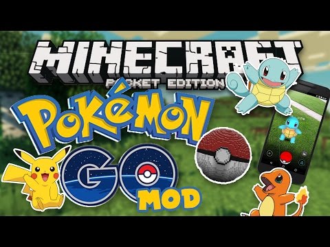 POKEMON GO MOD for MCPE!! Minecraft Pocket Edition...