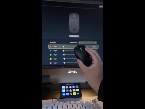 changing dpi on SABRE v2 PRO ULTRALIGHT is too ez 😎 #corsair
