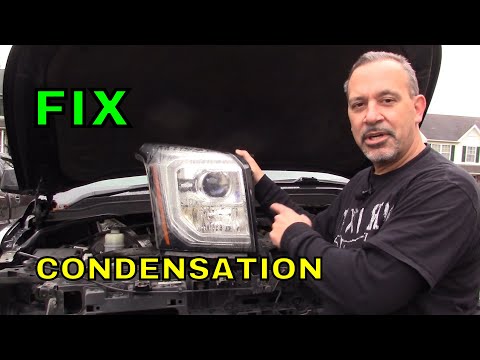 Headlight condensation fix for Yukon, Tahoe, Suburban, Escalade 2014-2020.