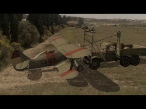 Bombardment of Aviazione Legionaria Els Monjos Aerodrome in Spanish Civil War