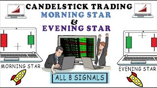 morning star and evening star candlestick pattern || buy and sell signals for stocks || patshala