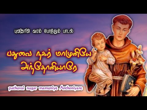 பதுவை நகர் மாமுனியே அந்தோனியாரே / pathuvai nagar mamuniye anthoniyare / st Antony song / lyrics song