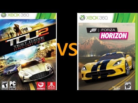 Forza Horizon VS Test Drive Unlimited 2