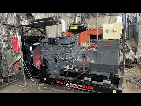 Mercedes-Benz Diesel generator set OM 477 120 KW load testing perfect👌🏻 good job 👍🏻