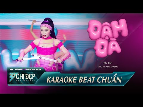[KARAOKE] ĐẬM ĐÀ - TÓC TIÊN (Sân Khấu Solo) | CÔNG DIỄN 5 | CĐĐG 2024