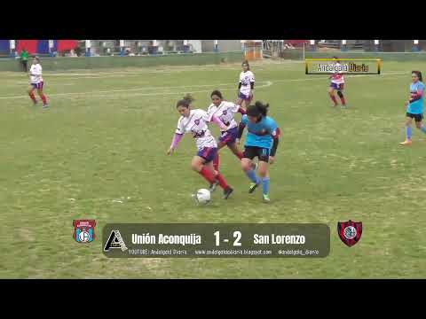 LAF:  Union Aconquija 1 - San Lorenzo 2 (F)