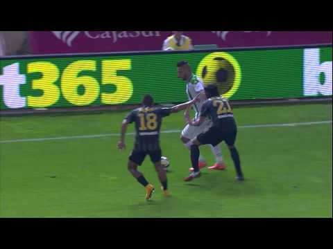 Gol de Ghilas (1-2) en el Córdoba CF - Málaga CF - HD