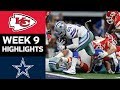 Chiefs vs. Cowboys | NFL Week 9 Game Highlights