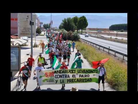 Marcha Obrera Andalucia en Pie Granada 2012