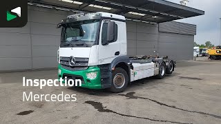 Mercedes-Benz Arocs 2530 NGT 6X2 CNG Engine! HIAB 21Z56 containersystem Lift+S cami&oacute;n con gancho | Imagen 4 - Autoline