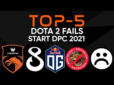 Dota 2 TOP-5 Fails of Start DPC-2021 | Dota 2 Tournaments