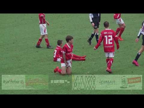 Tweede helft FC Victoria JO14-1 - DOVO JO14-1