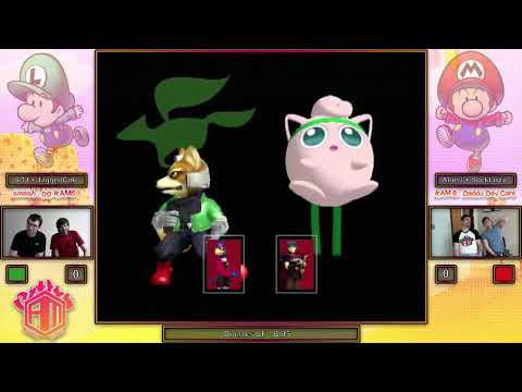 KAM6 - Doubles LF - SDJ+JaggedCole (puff+fox) vs Albert+Socktastic (Falco+Marth)
