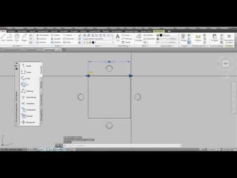 Technikerschule Beckum - AutoCad: Dynamischer Block mit inkrementaler Streckaktion