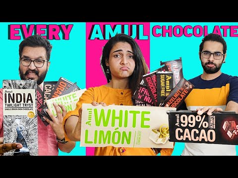 We Tried EVERY Amul CHOCOLATE 😱 || MUST WATCH Before You Try Any 😨|| WORST CHOCOLATE EXPERIENCE 🤢🤮