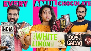 We Tried EVERY Amul CHOCOLATE 😱 || MUST WATCH Before You Try Any 😨|| WORST CHOCOLATE EXPERIENCE 🤢🤮