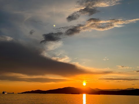 Sunset Beach Vancouver (With Audio)