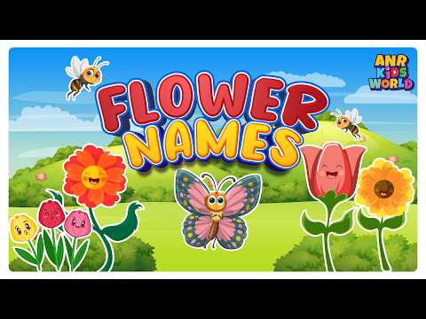 Learn Flower Names and Spelling with Titli | तितली के साथ सीखें फूलों के नाम | Garden Song for Kids video thumbnail