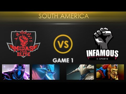 Midas Club Elite vs Infamous Game 1 - Kiev Major SA Qualifier Playoffs -@DotACapitalist @Blitz_DotA