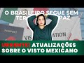 Novas regras para emissão do visto para o México