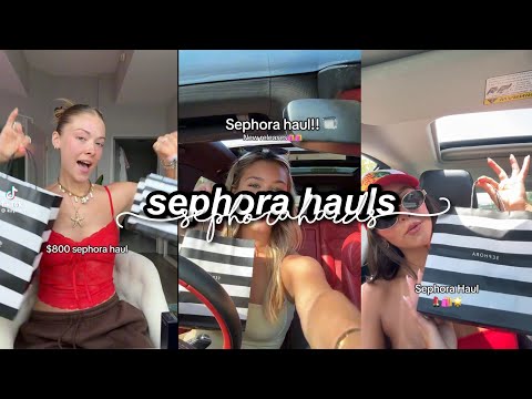 sephora hauls compilation #1