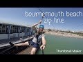 Bournemouth beach zip wire